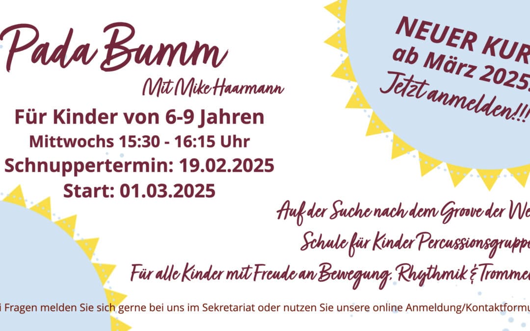 Neuer Kurs Pada Bumm ab März 2025!!