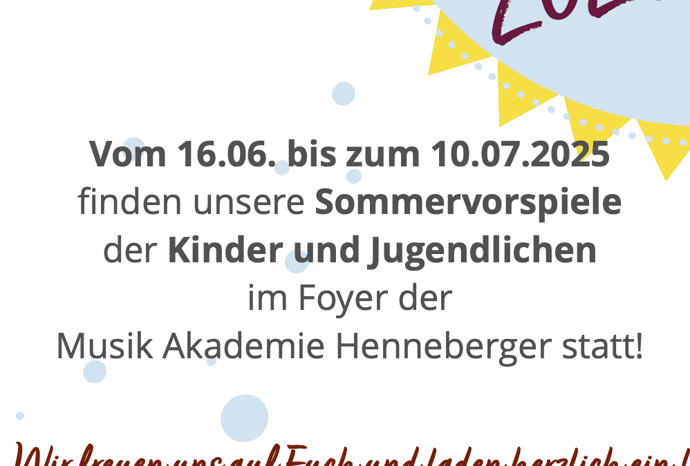 Sommervorspiele 2025