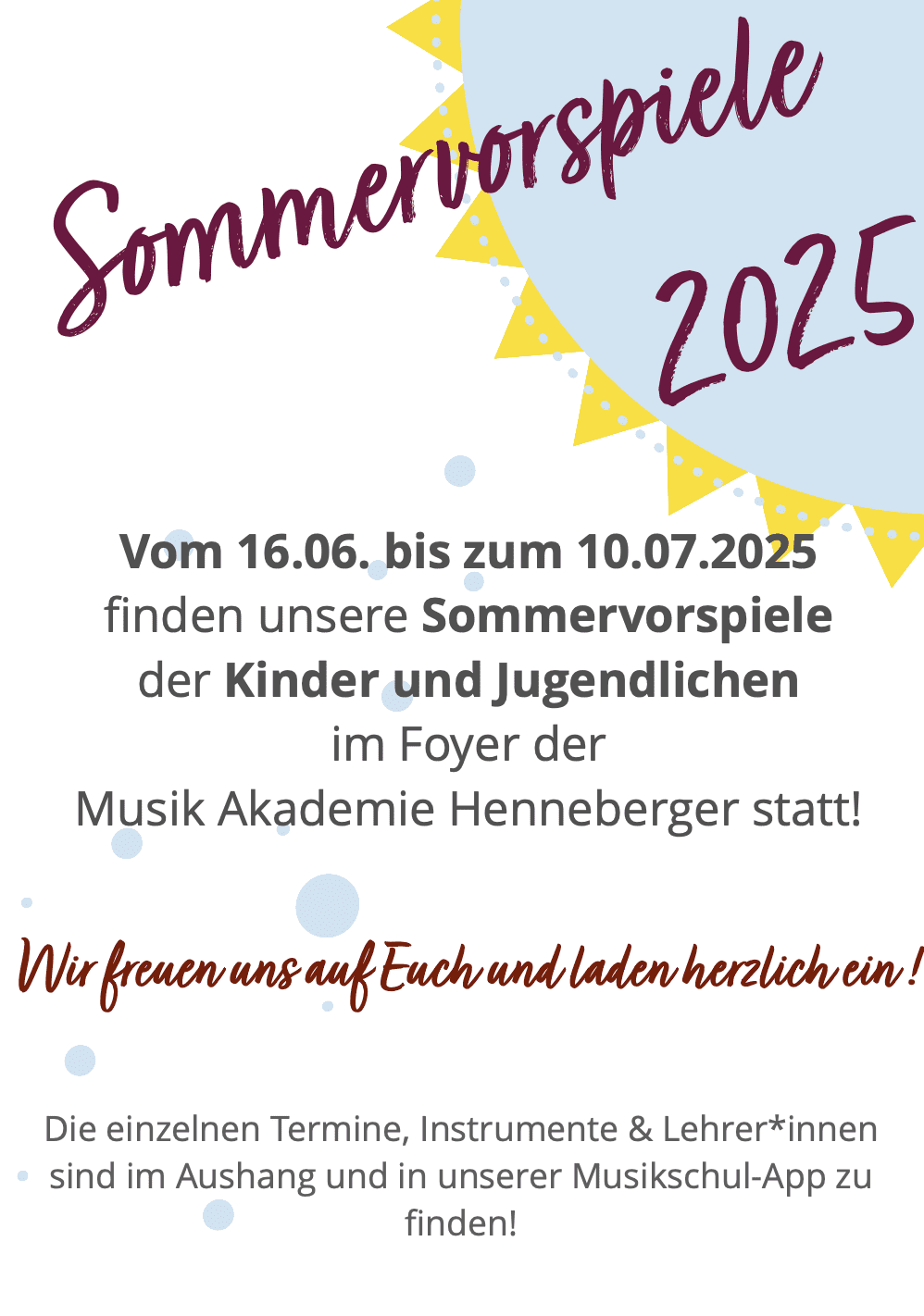 Sommervorspiele