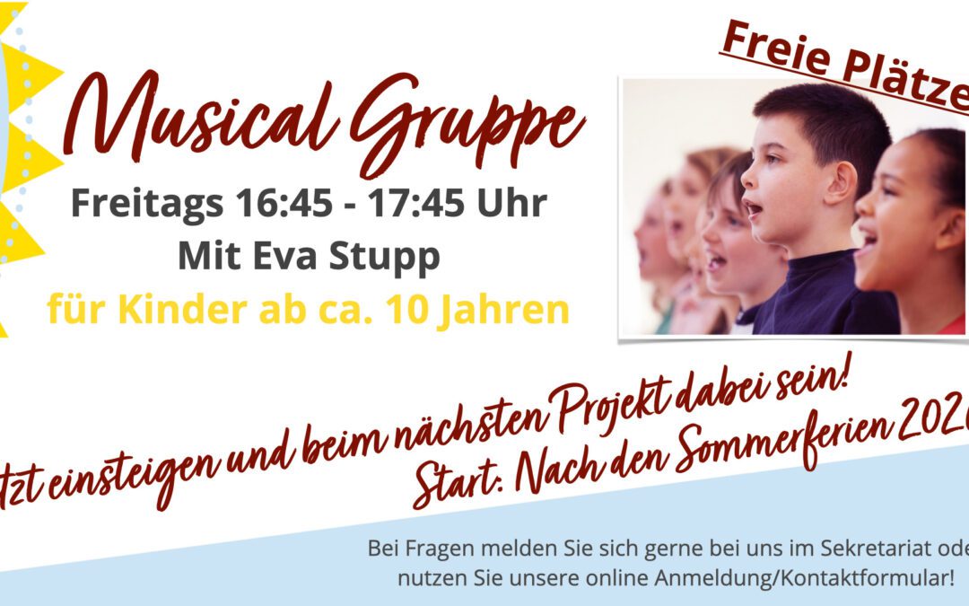 Musical Gruppe! Jetzt einsteigen!